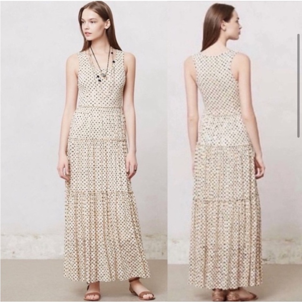 GUC - Anthropologie ‘Meadow Rue’ Maxi Dress - size 6 - Picture 3 of 12